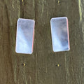 Mirrored stud earring