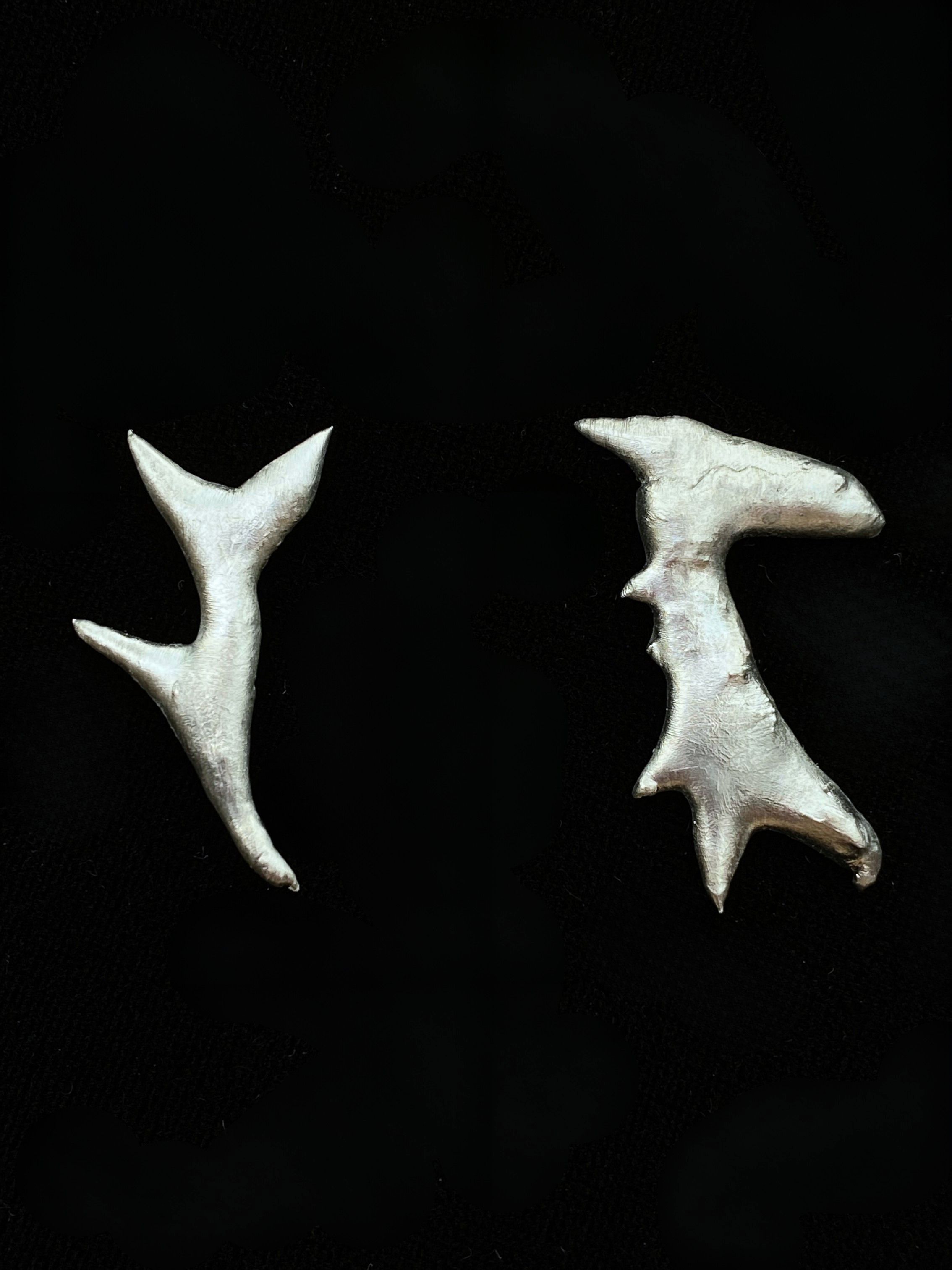 Small branched  earrings